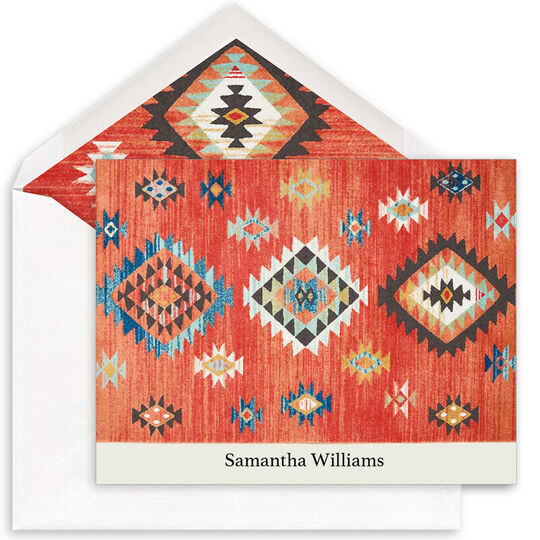 Navajo Blanket Folded Note Cards